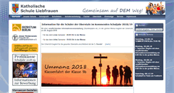 Desktop Screenshot of ksliebfrauen.de