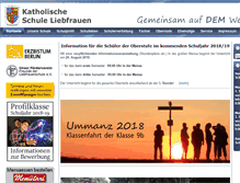 Tablet Screenshot of ksliebfrauen.de